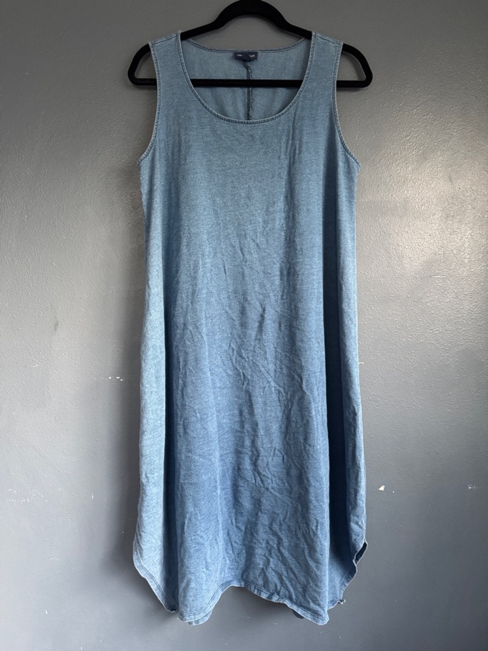 Pure Jill Sleeveless Blue Midi Dress